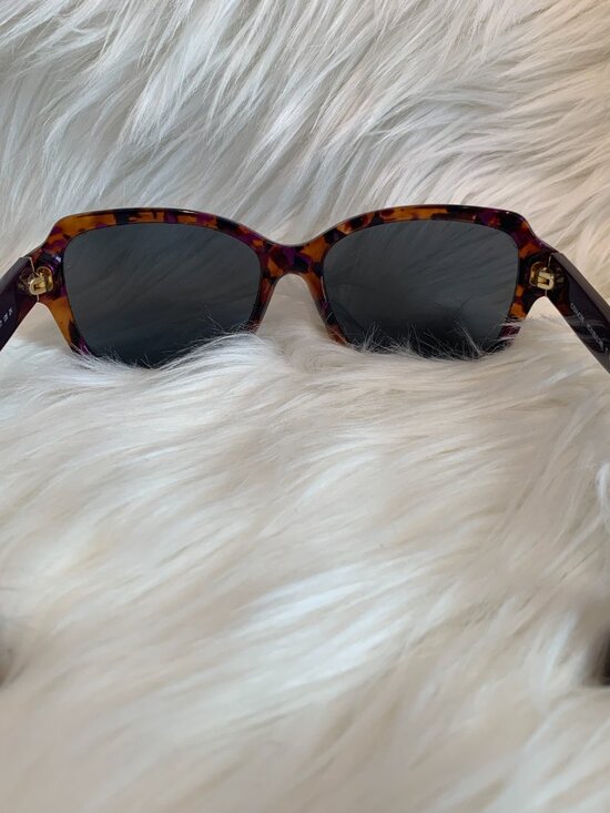 Coach New York Fashion Sunglasses Purple Confetti main image 8